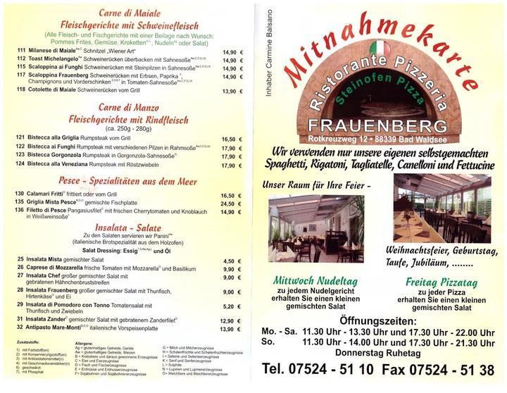 Ristorante Pizzeria Frauenberg